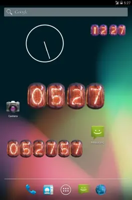 Nixie Clock Widget android App screenshot 0