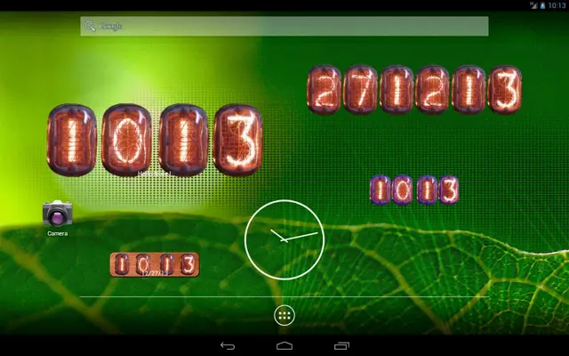 Nixie Clock Widget android App screenshot 1