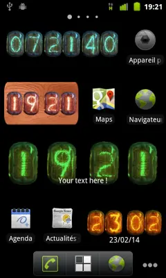 Nixie Clock Widget android App screenshot 4